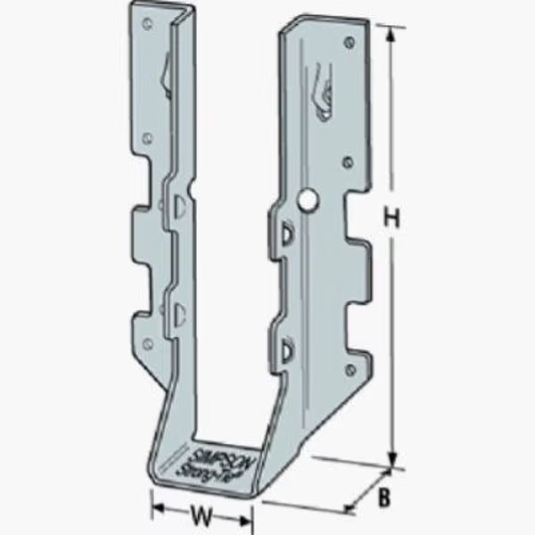 DBL 2x6 Joist Hanger, Simpson Strong-Tie, Mfr#: LUS26-2Z